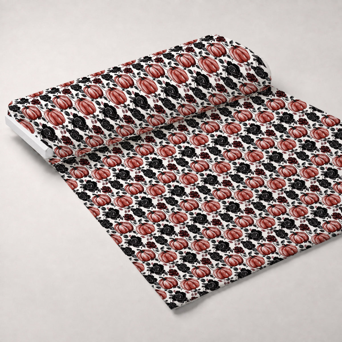 Raven Rose Reverie Pattern 19 Minky Fabric — plush minky unrolled bolt preview (mv-minky-v1:bolt)