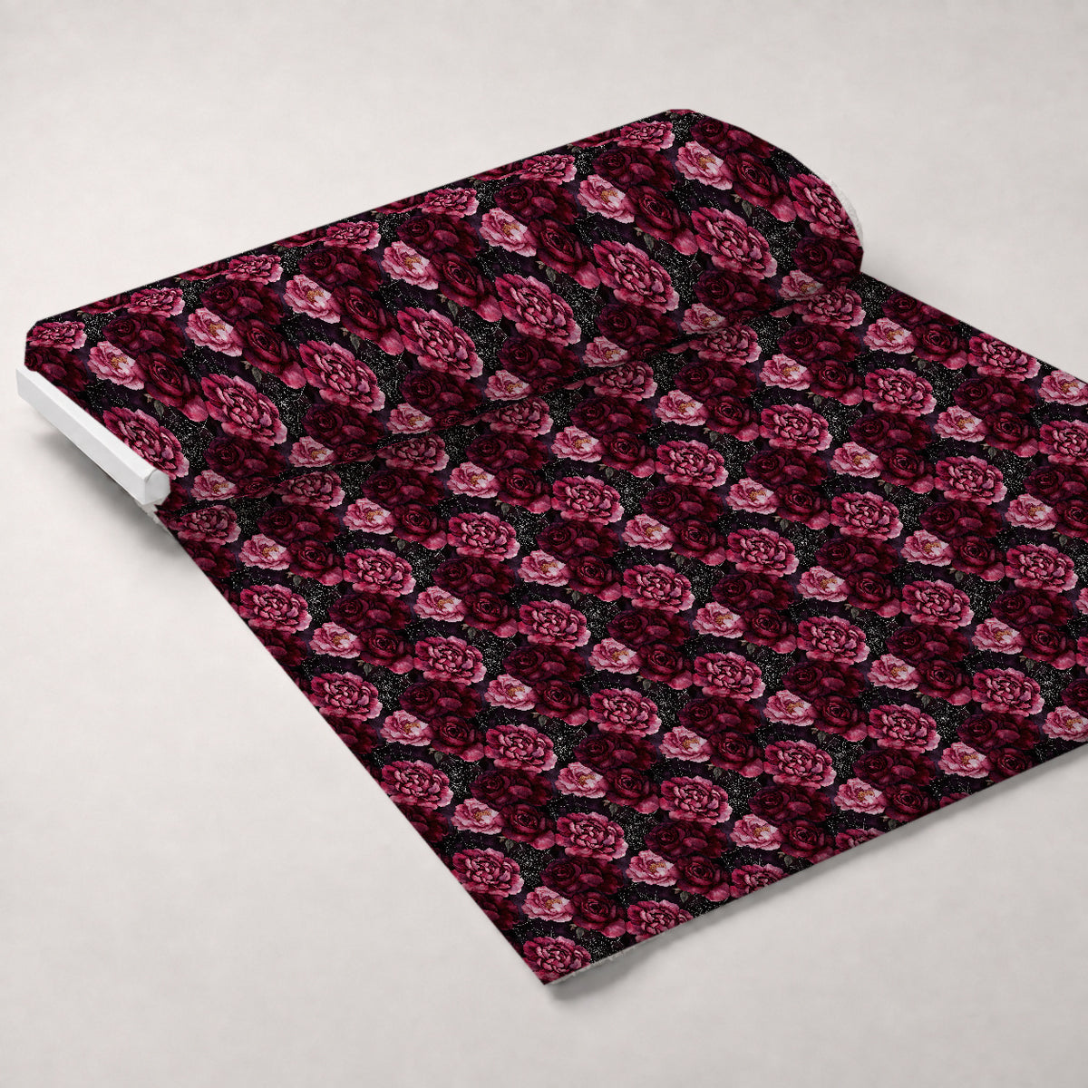 Raven Rose Reverie Pattern 23 Minky Fabric — plush minky unrolled bolt preview (mv-minky-v1:bolt)