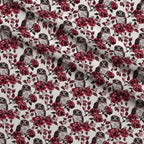 Raven Rose Reverie Pattern 4 Minky Fabric — plush minky folded close-up preview (mv-minky-v1:lying)