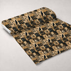 Raven's Curiosities Pattern 1 Minky Fabric — plush minky unrolled bolt preview (mv-minky-v1:bolt)