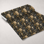 Raven's Curiosities Pattern 3 Minky Fabric — plush minky unrolled bolt preview (mv-minky-v1:bolt)