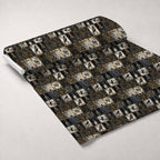 Raven's Curiosities Pattern 5 Minky Fabric — plush minky unrolled bolt preview (mv-minky-v1:bolt)