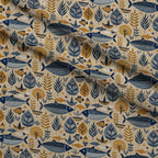 Reef Reverie Pattern 17 Minky Fabric — plush minky folded close-up preview (mv-minky-v1:lying)