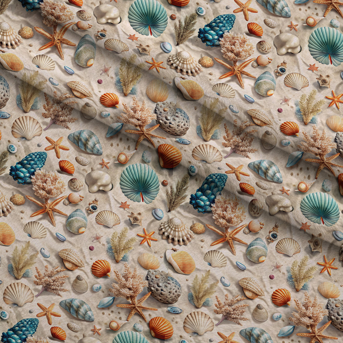 Reef Reverie Pattern 19 Minky Fabric — plush minky folded close-up preview (mv-minky-v1:lying)