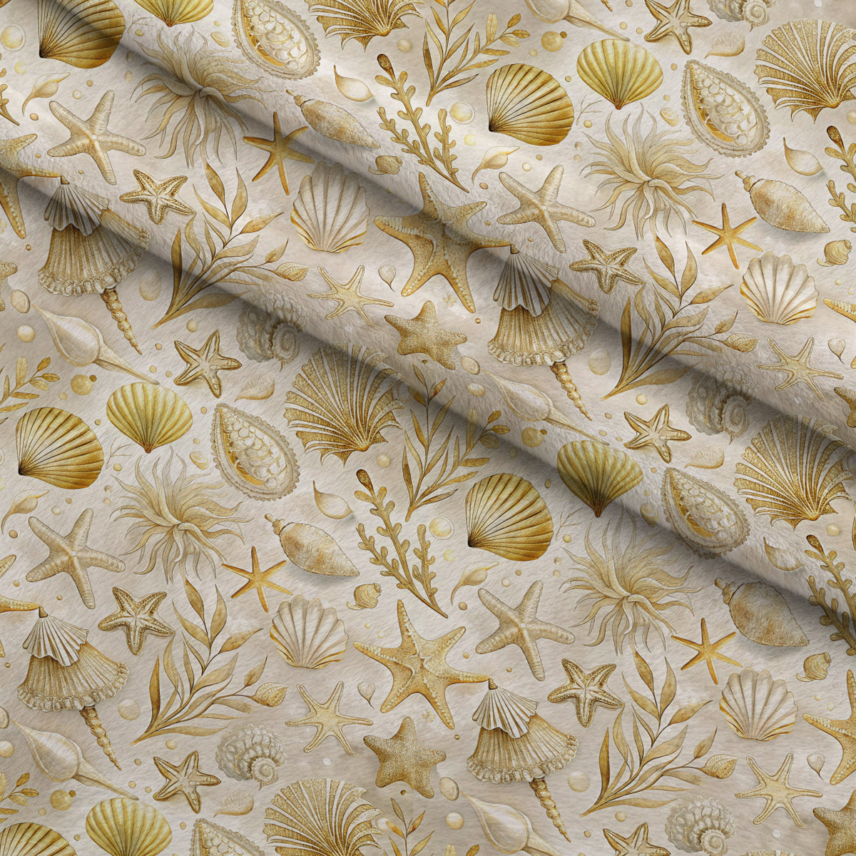 Reef Reverie Pattern 2 Minky Fabric — plush minky folded close-up preview (mv-minky-v1:lying)