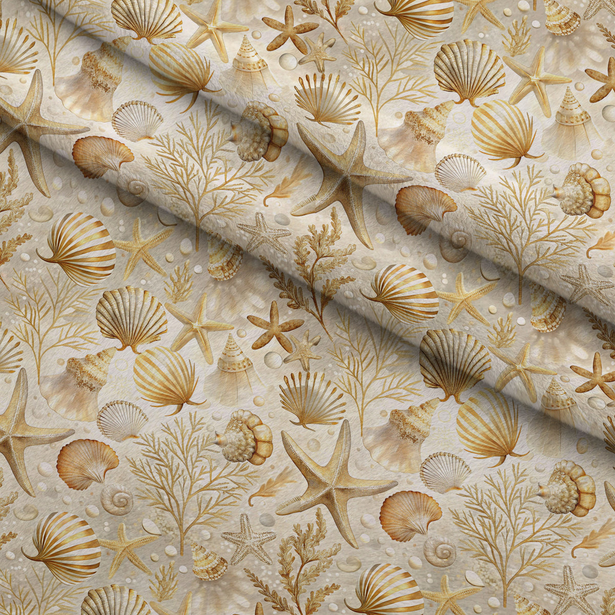 Reef Reverie Pattern 3 Minky Fabric — plush minky folded close-up preview (mv-minky-v1:lying)