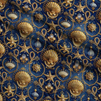 Reef Reverie Pattern 4 Minky Fabric — plush minky folded close-up preview (mv-minky-v1:lying)