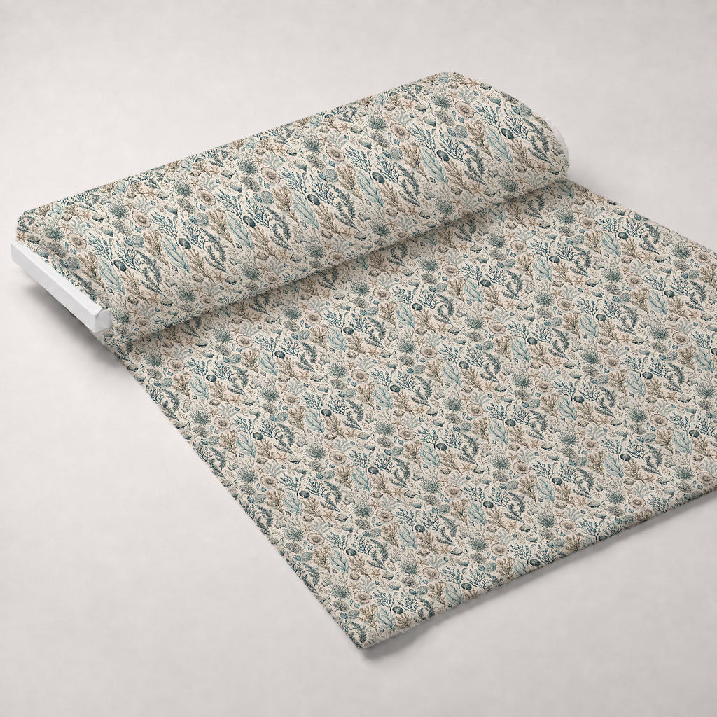 Reef Reverie Pattern 7 Minky Fabric — plush minky unrolled bolt preview (mv-minky-v1:bolt)
