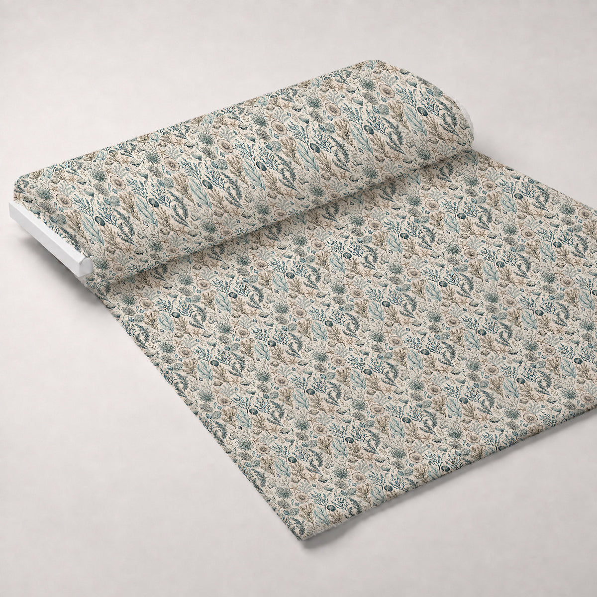 Reef Reverie Pattern 7 Minky Fabric — plush minky unrolled bolt preview (mv-minky-v1:bolt)