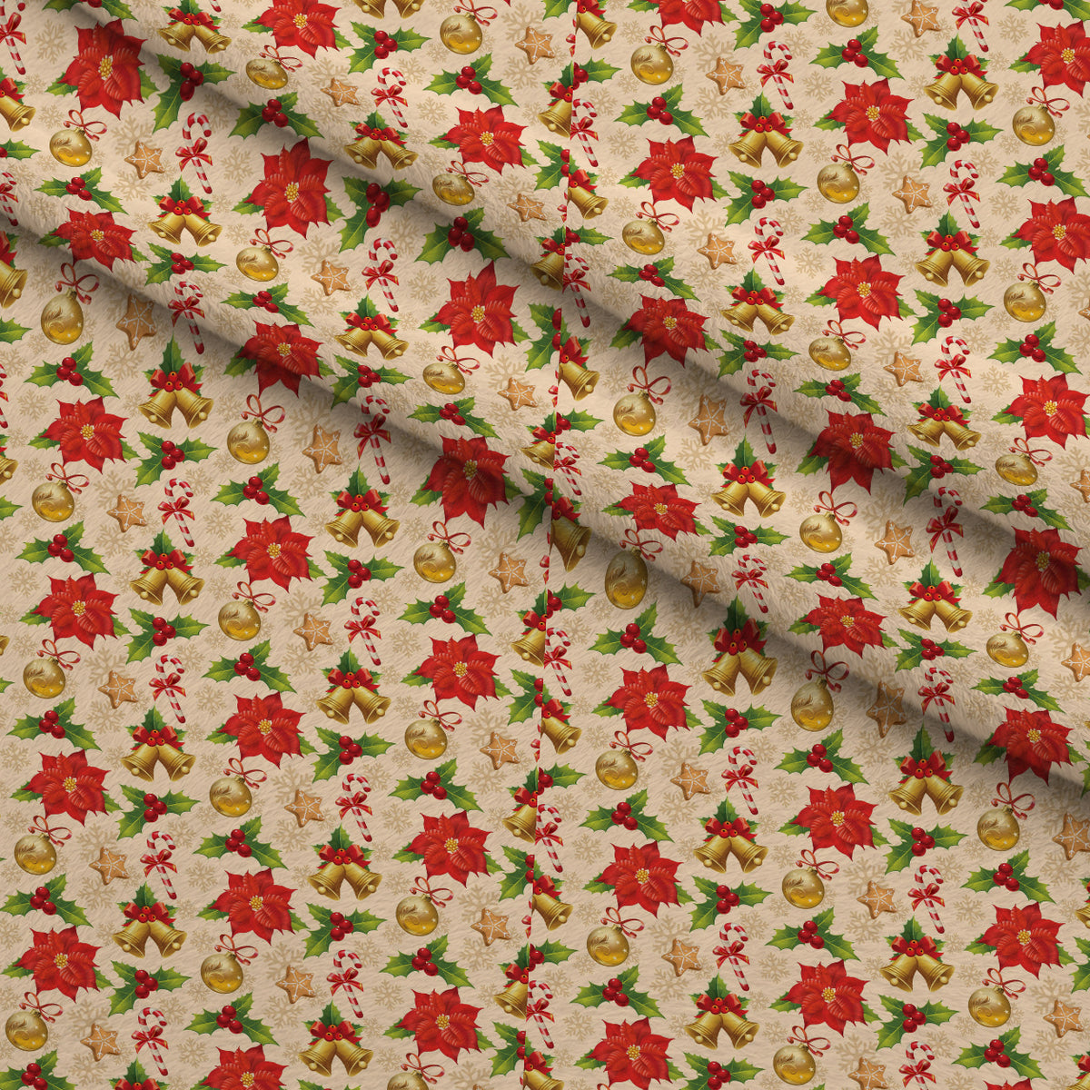 Retro Holiday Cheer Pattern 3 Minky Fabric — plush minky folded close-up preview (mv-minky-v1:lying)