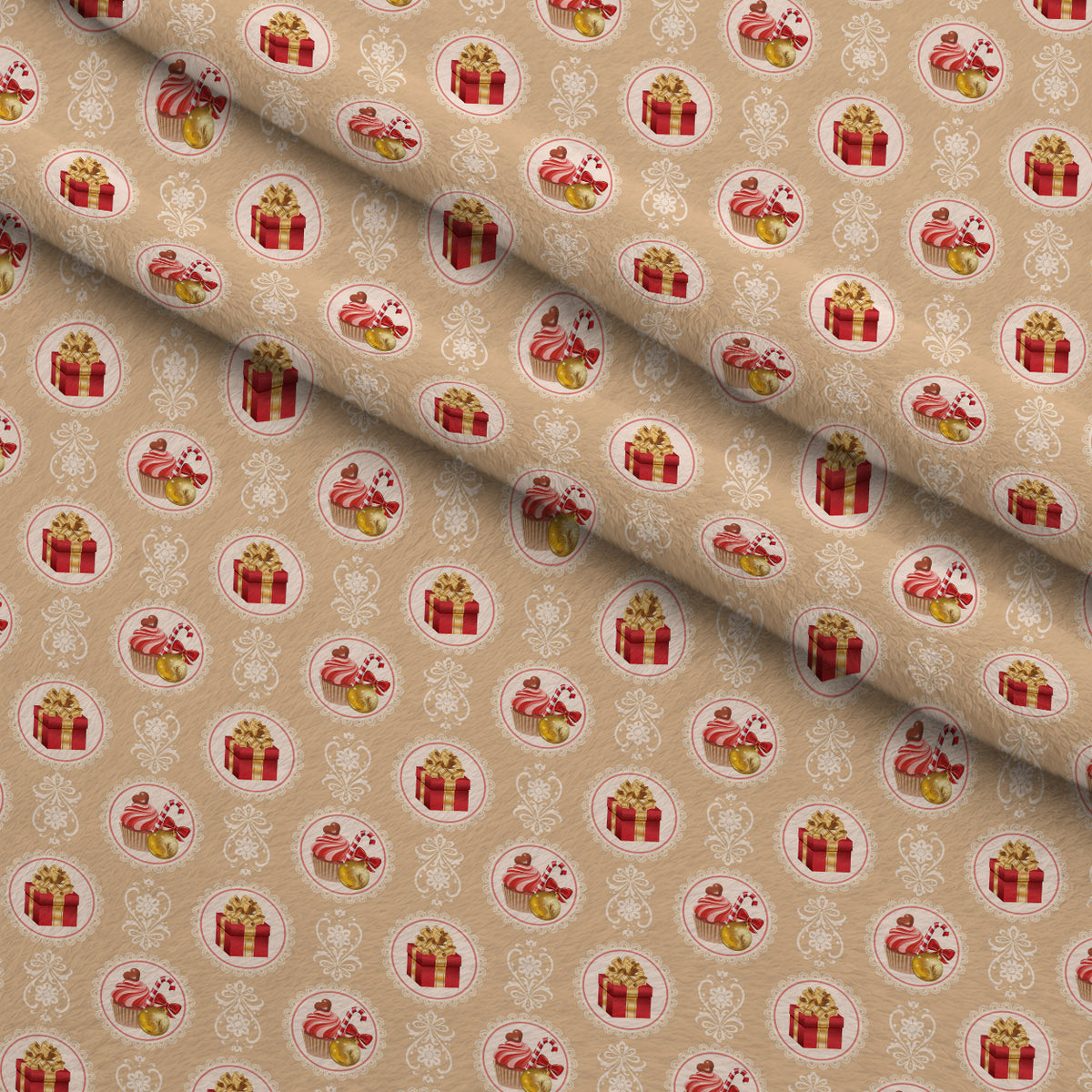 Retro Holiday Cheer Pattern 4 Minky Fabric — plush minky folded close-up preview (mv-minky-v1:lying)
