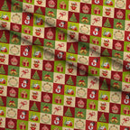 Retro Holiday Cheer Pattern 5 Minky Fabric — plush minky folded close-up preview (mv-minky-v1:lying)
