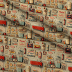 Retro Keepsakes Pattern 17 Minky Fabric — plush minky folded close-up preview (mv-minky-v1:lying)