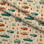 Retro Keepsakes Pattern 5 Minky Fabric — plush minky folded close-up preview (mv-minky-v1:lying)