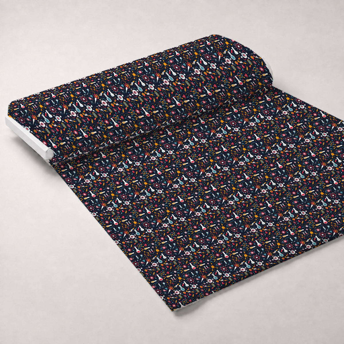 Retro Lab Pattern 12 Minky Fabric — plush minky unrolled bolt preview (mv-minky-v1:bolt)