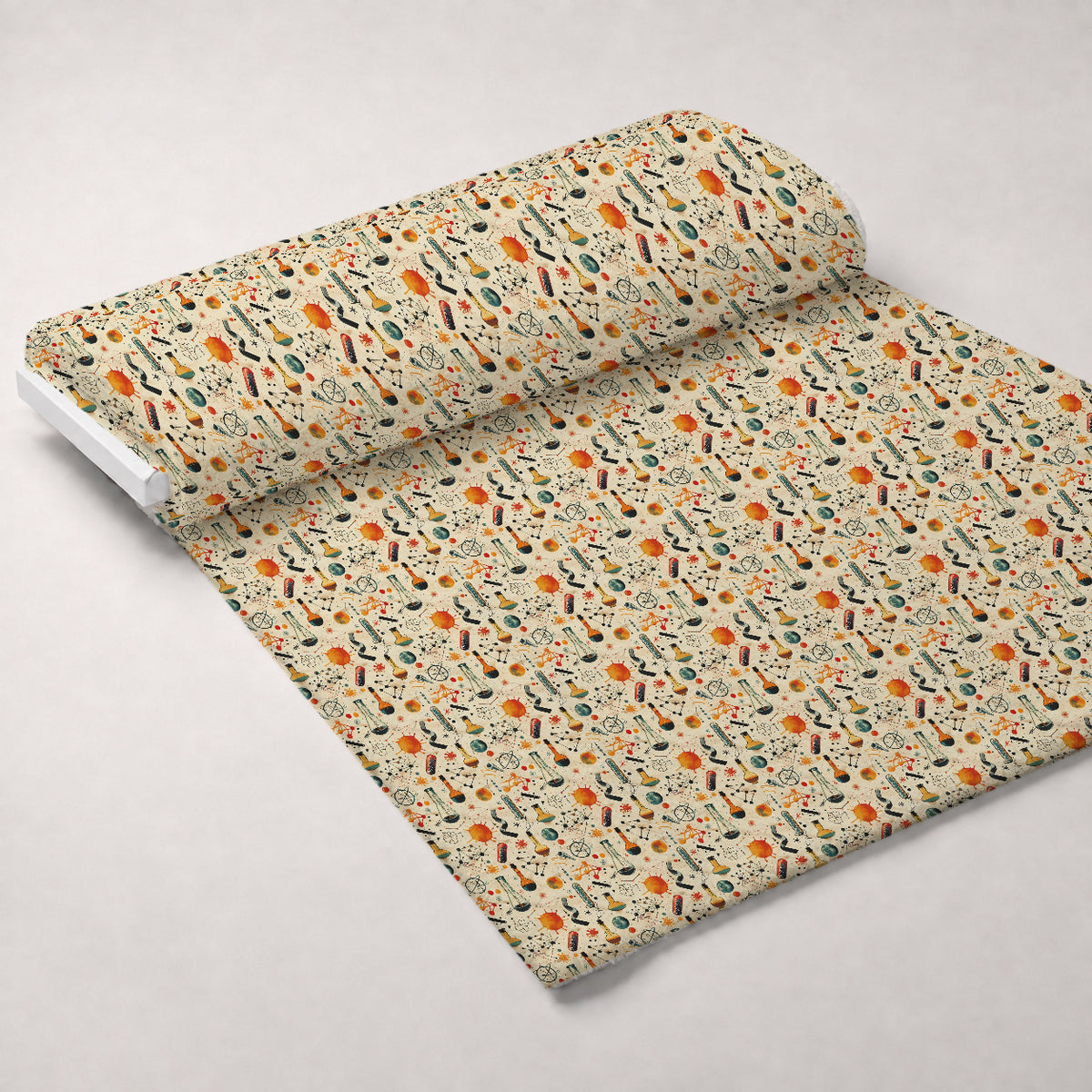 Retro Lab Pattern 13 Minky Fabric — plush minky unrolled bolt preview (mv-minky-v1:bolt)