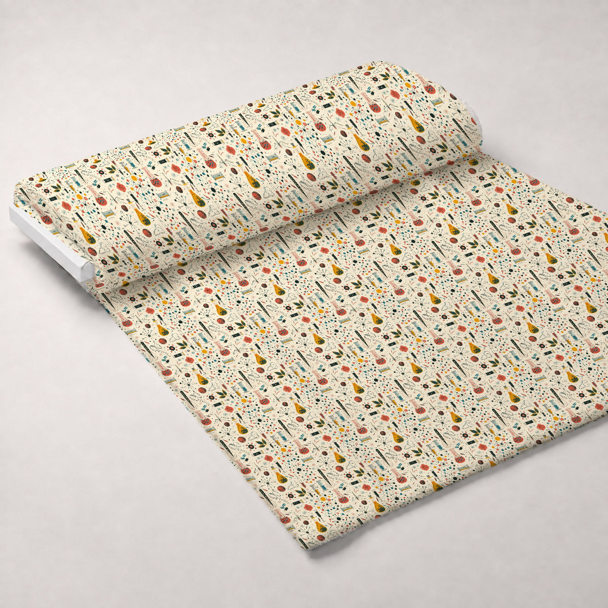 Retro Lab Pattern 15 Minky Fabric — plush minky unrolled bolt preview (mv-minky-v1:bolt)