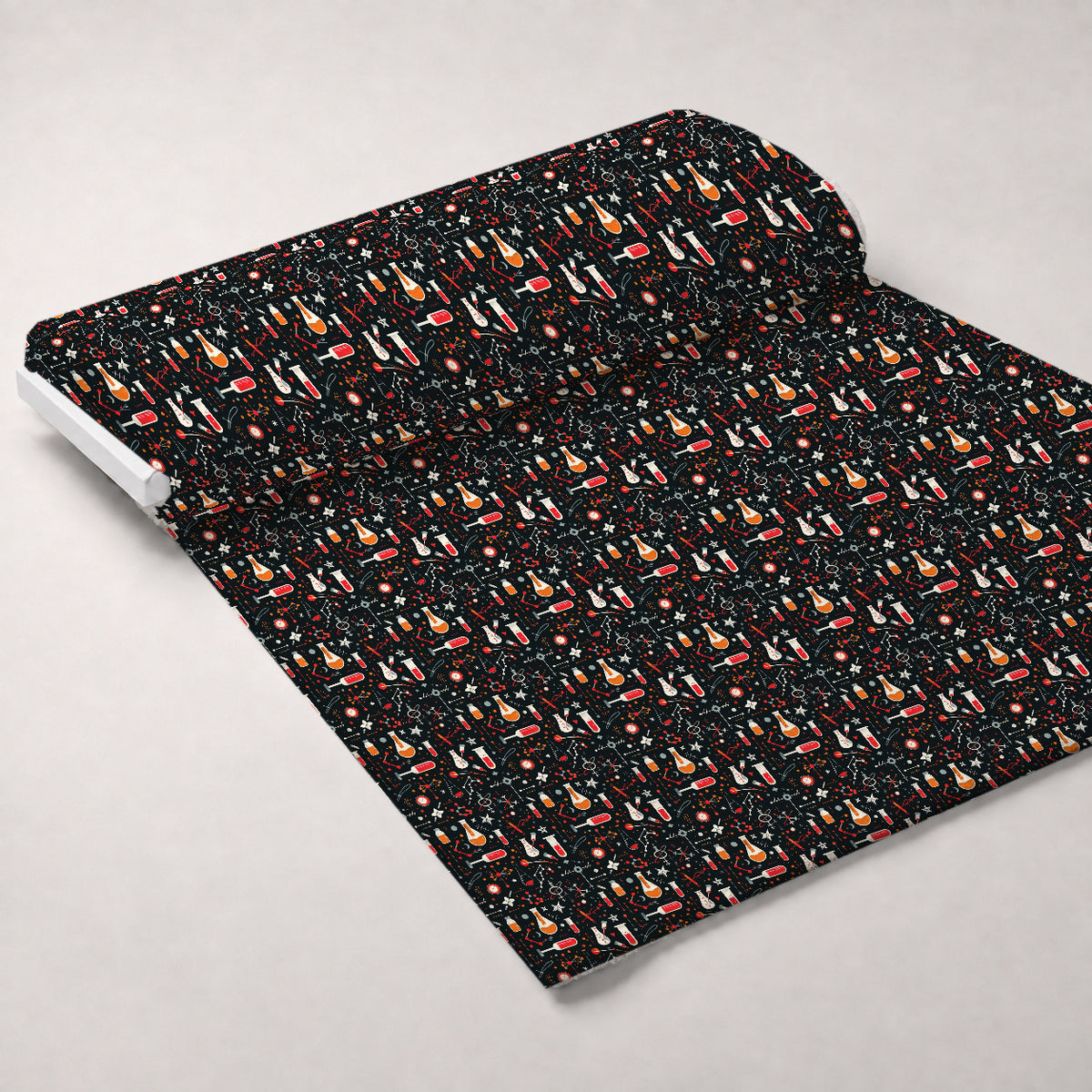 Retro Lab Pattern 16 Minky Fabric — plush minky unrolled bolt preview (mv-minky-v1:bolt)