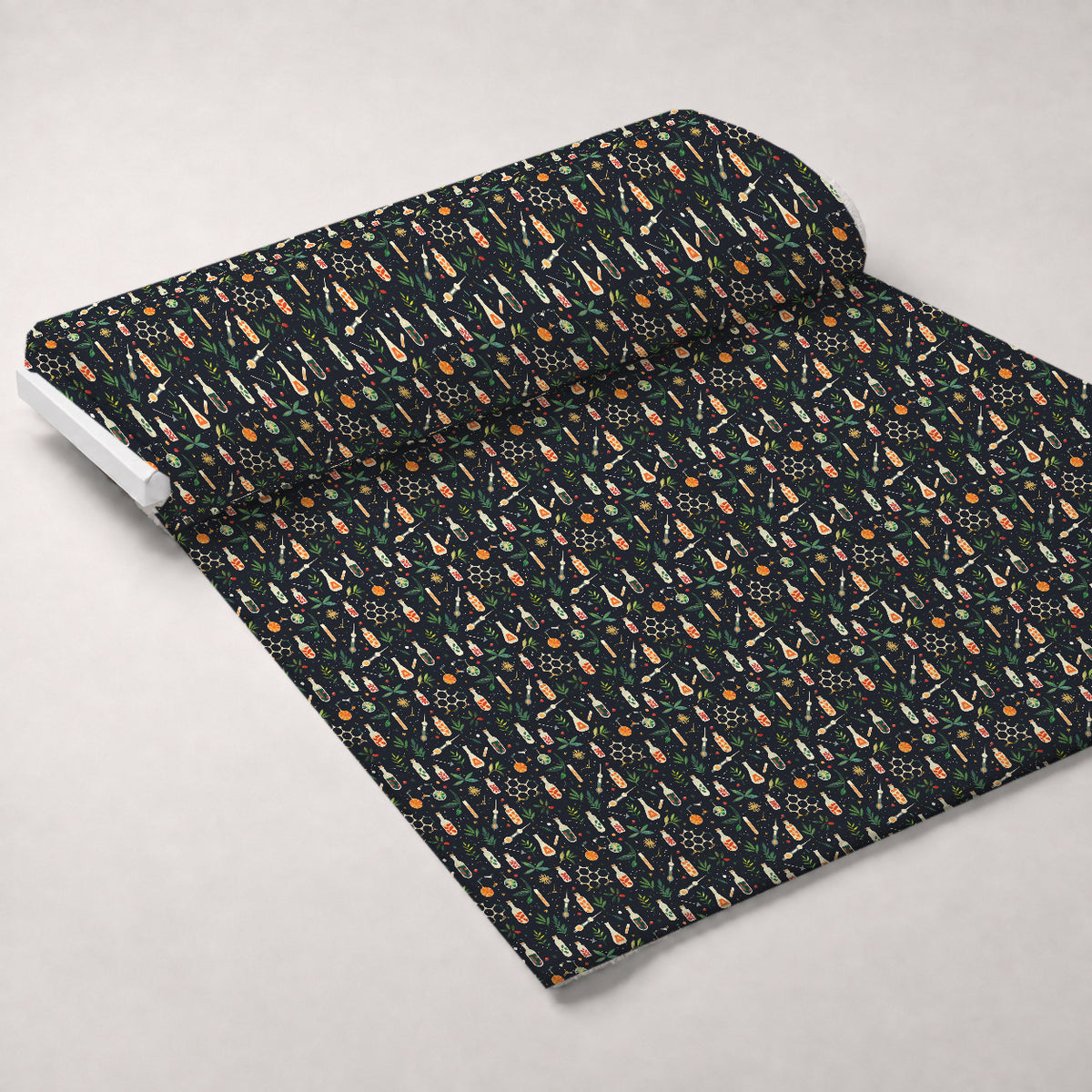 Retro Lab Pattern 19 Minky Fabric — plush minky unrolled bolt preview (mv-minky-v1:bolt)