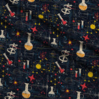 Retro Lab Pattern 2 Minky Fabric — plush minky folded close-up preview (mv-minky-v1:lying)