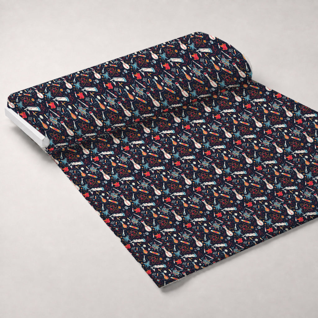 Retro Lab Pattern 23 Minky Fabric — plush minky unrolled bolt preview (mv-minky-v1:bolt)