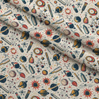 Retro Lab Pattern 3 Minky Fabric — plush minky folded close-up preview (mv-minky-v1:lying)