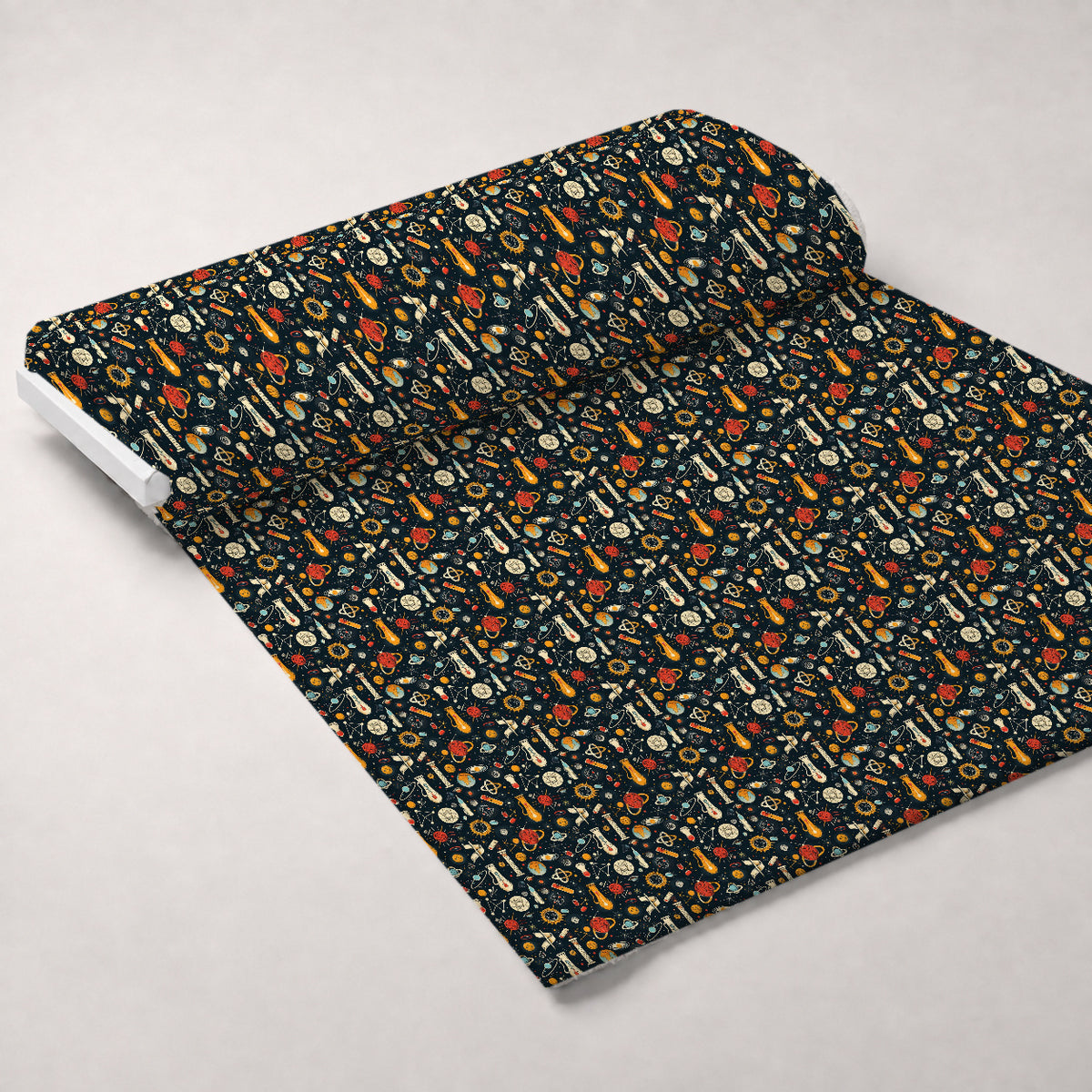 Retro Lab Pattern 9 Minky Fabric — plush minky unrolled bolt preview (mv-minky-v1:bolt)