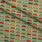Retro Rides Pattern 4 Minky Fabric — plush minky folded close-up preview (mv-minky-v1:lying)