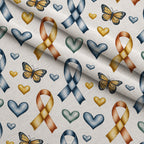 Ribbons of Hope Pattern 15 Minky Fabric — plush minky folded close-up preview (mv-minky-v1:lying)