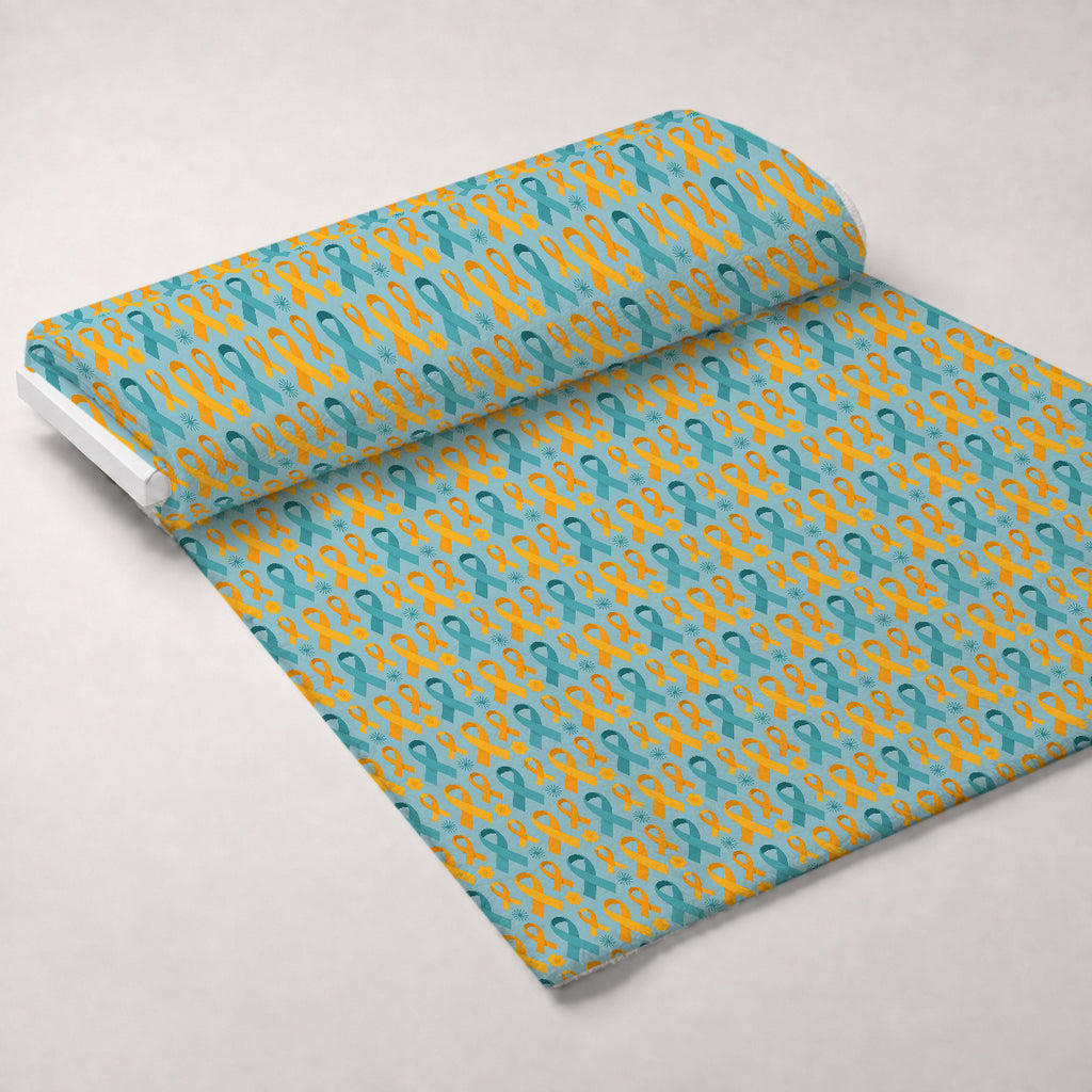 Ribbons of Hope Pattern 18 Minky Fabric — plush minky unrolled bolt preview (mv-minky-v1:bolt)