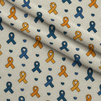 Ribbons of Hope Pattern 26 Minky Fabric — plush minky folded close-up preview (mv-minky-v1:lying)