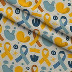 Ribbons of Hope Pattern 28 Minky Fabric — plush minky folded close-up preview (mv-minky-v1:lying)