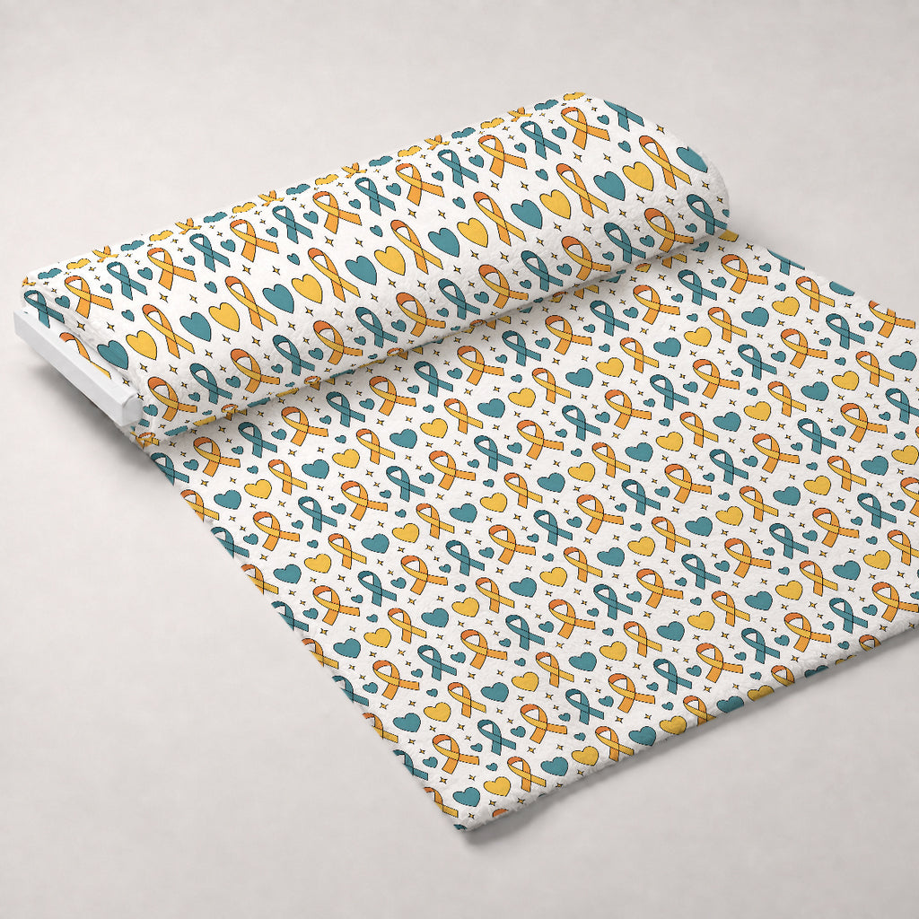 Ribbons of Hope Pattern 5 Minky Fabric — plush minky unrolled bolt preview (mv-minky-v1:bolt)