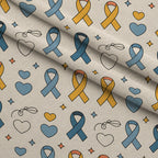 Ribbons of Hope Pattern 6 Minky Fabric — plush minky folded close-up preview (mv-minky-v1:lying)
