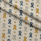 Ribbons of Hope Pattern 7 Minky Fabric — plush minky folded close-up preview (mv-minky-v1:lying)