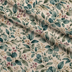 Rosewater Letter Garden Pattern 3 Minky Fabric — plush minky folded close-up preview (mv-minky-v1:lying)