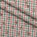 Rosewater Letter Garden Pattern 6 Minky Fabric — plush minky folded close-up preview (mv-minky-v1:lying)