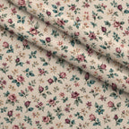 Rosewater Letter Garden Pattern 9 Minky Fabric — plush minky folded close-up preview (mv-minky-v1:lying)