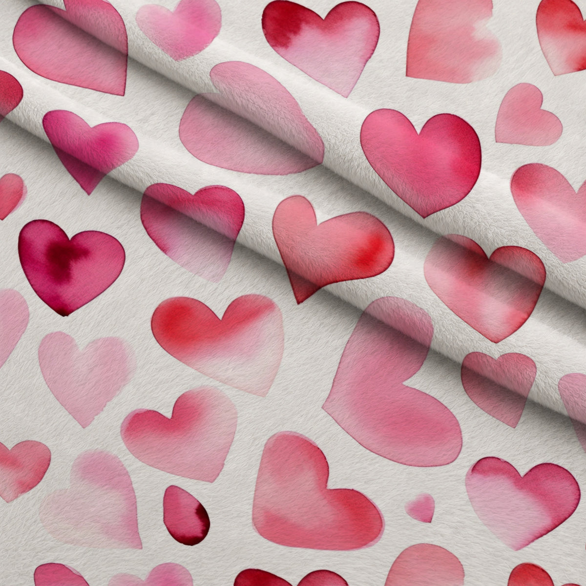 Rosewater Romance Pattern 6 Minky Fabric — plush minky folded close-up preview (mv-minky-v1:lying)