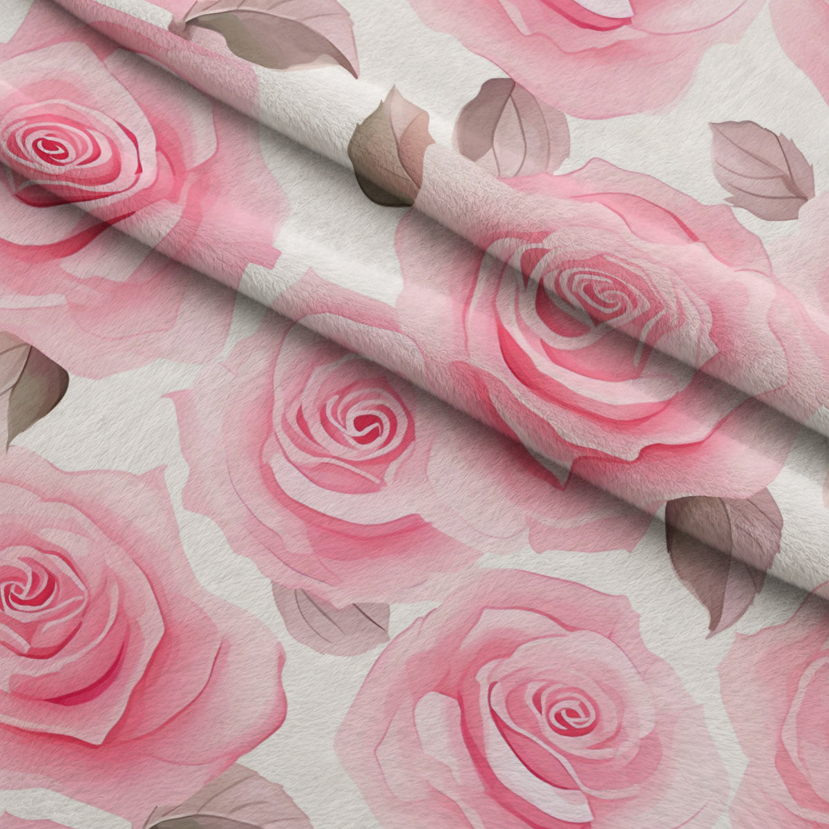 Rosewater Romance Pattern 7 Minky Fabric — plush minky folded close-up preview (mv-minky-v1:lying)
