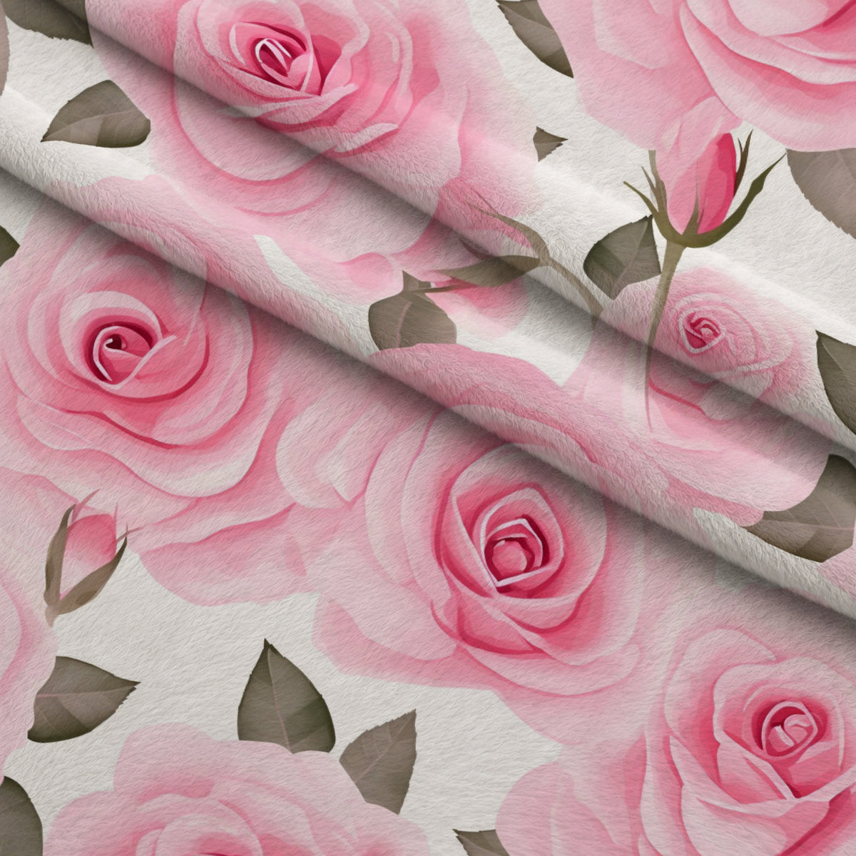 Rosewater Romance Pattern 9 Minky Fabric — plush minky folded close-up preview (mv-minky-v1:lying)