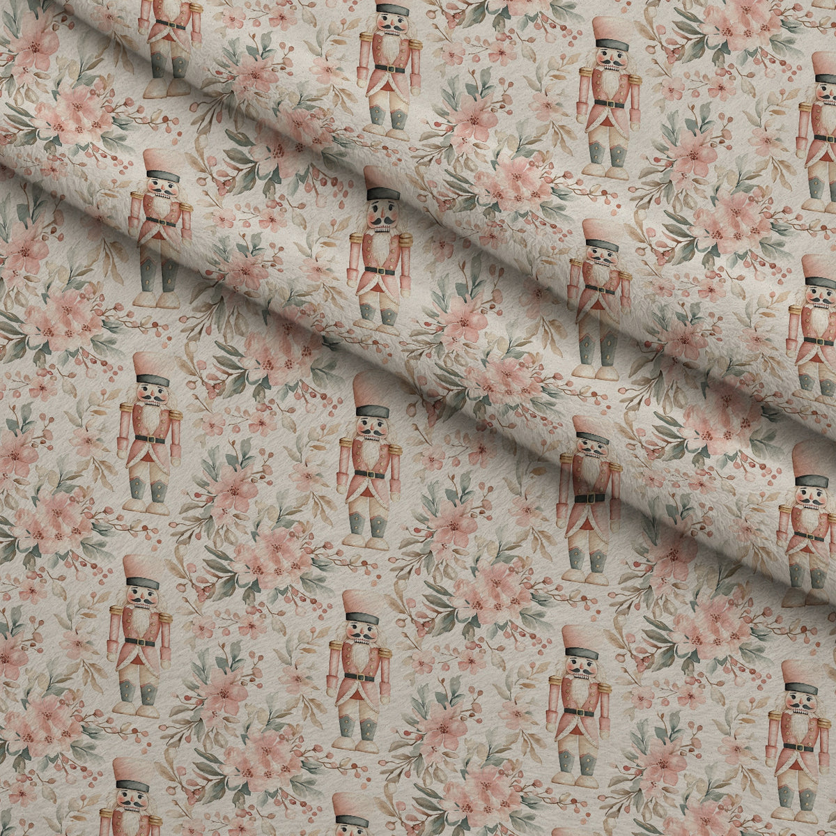 Rosewood Tartan Pattern 10 Minky Fabric — plush minky folded close-up preview (mv-minky-v1:lying)