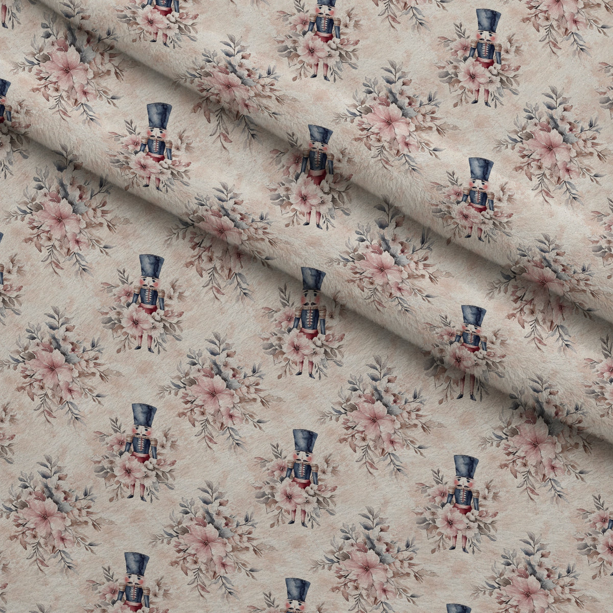Rosewood Tartan Pattern 9 Minky Fabric — plush minky folded close-up preview (mv-minky-v1:lying)