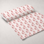 Rosy Balloon Cubs Pattern 5 Minky Fabric — plush minky unrolled bolt preview (mv-minky-v1:bolt)