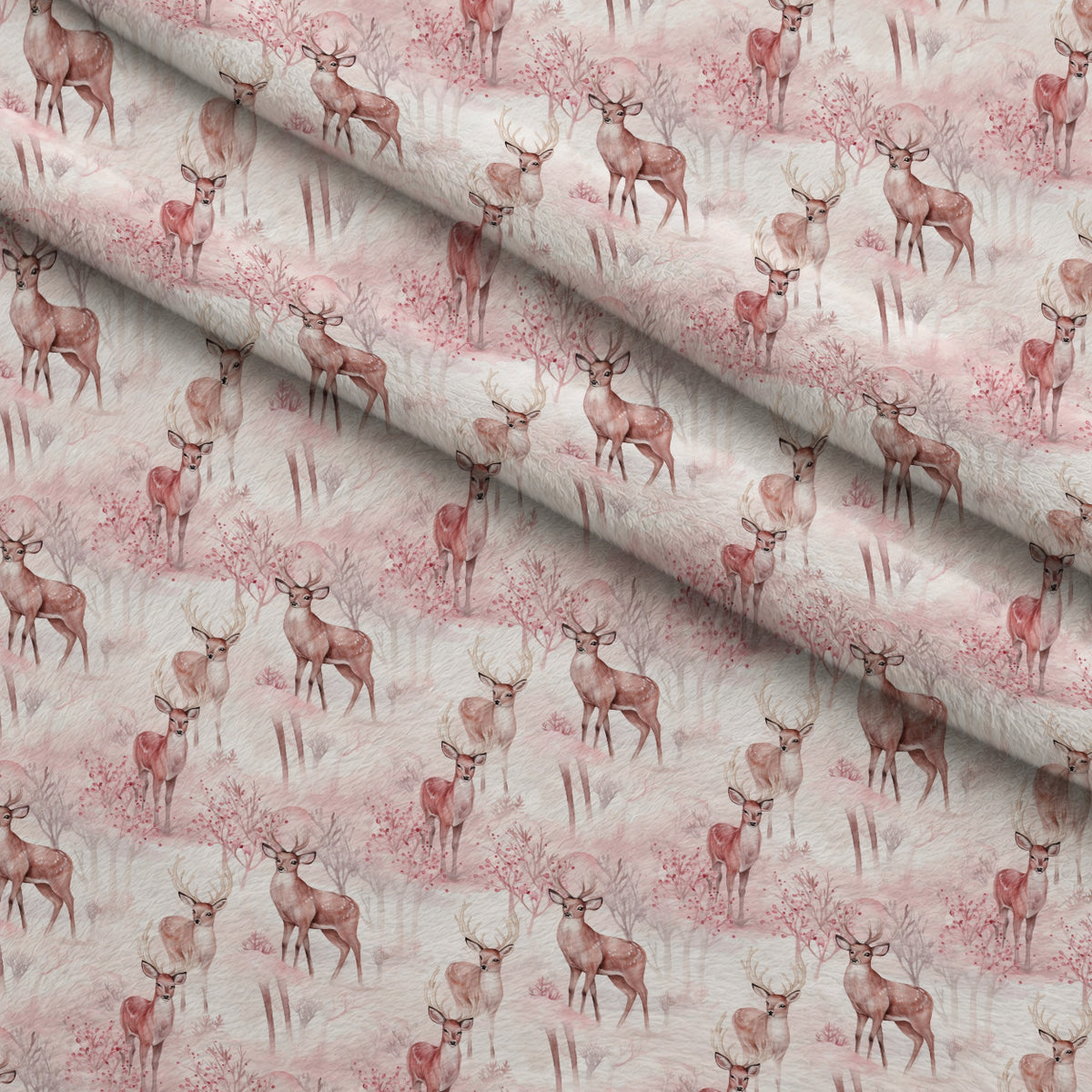 Rosy Noel Pattern 4 Minky Fabric — plush minky folded close-up preview (mv-minky-v1:lying)