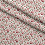 Rosy Yuletide Whimsy Pattern 4 Minky Fabric — plush minky folded close-up preview (mv-minky-v1:lying)