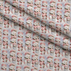 Rosy Yuletide Whimsy Pattern 6 Minky Fabric — plush minky folded close-up preview (mv-minky-v1:lying)