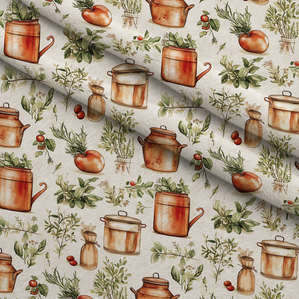 Rustic Pantry Pattern 10 Minky Fabric — plush minky folded close-up preview (mv-minky-v1:lying)
