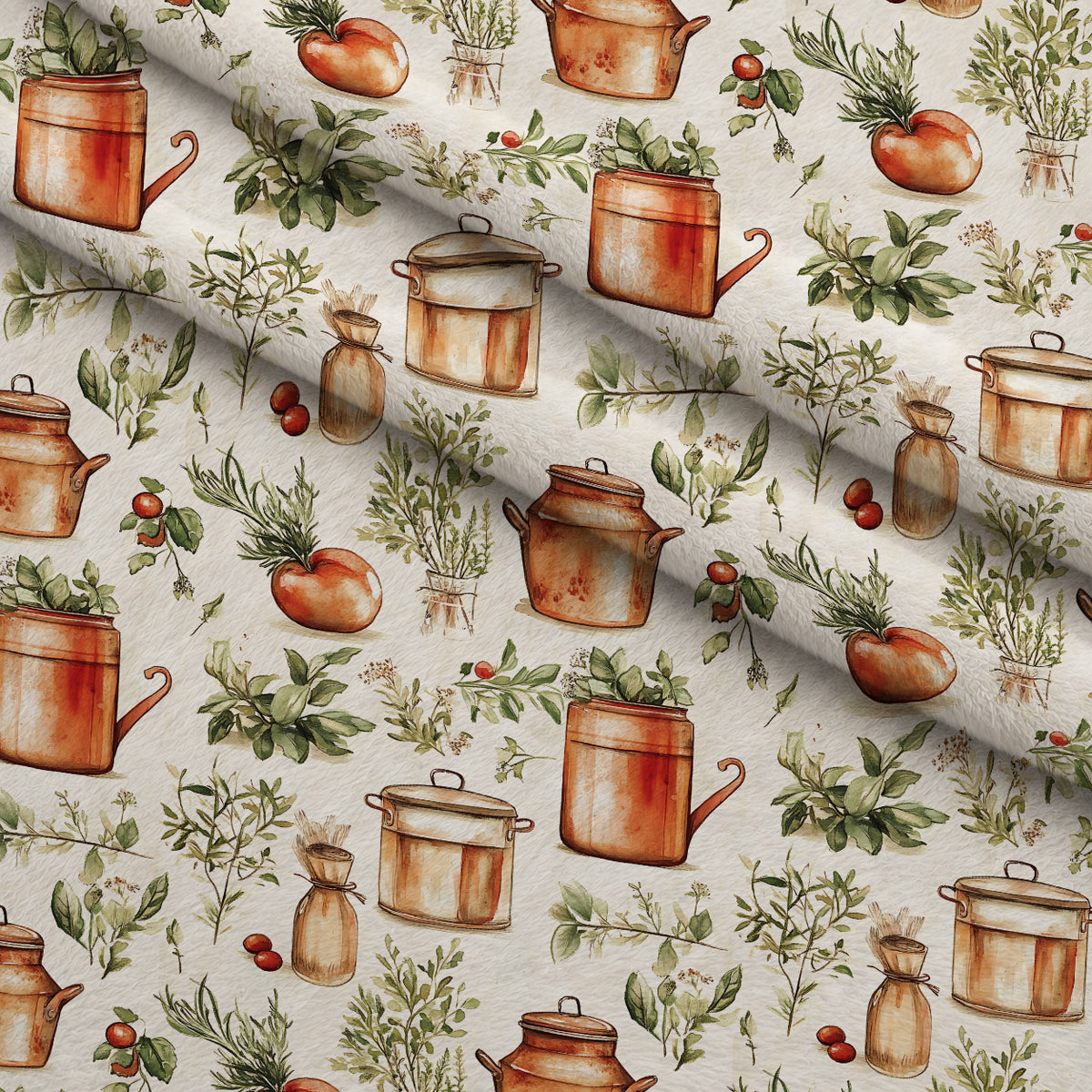 Rustic Pantry Pattern 10 Minky Fabric — plush minky folded close-up preview (mv-minky-v1:lying)