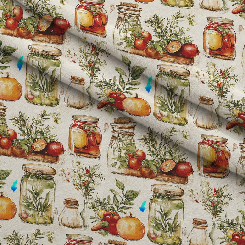Rustic Pantry Pattern 11 Minky Fabric — plush minky folded close-up preview (mv-minky-v1:lying)